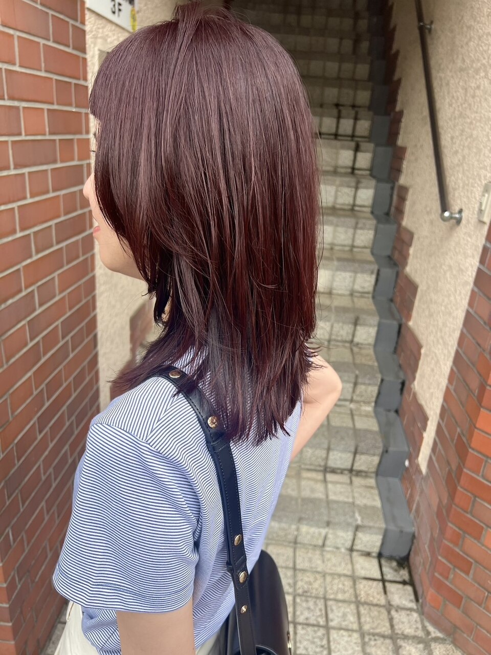 【117hairgarage】艶髪_ピンクバイオレットカラー♪