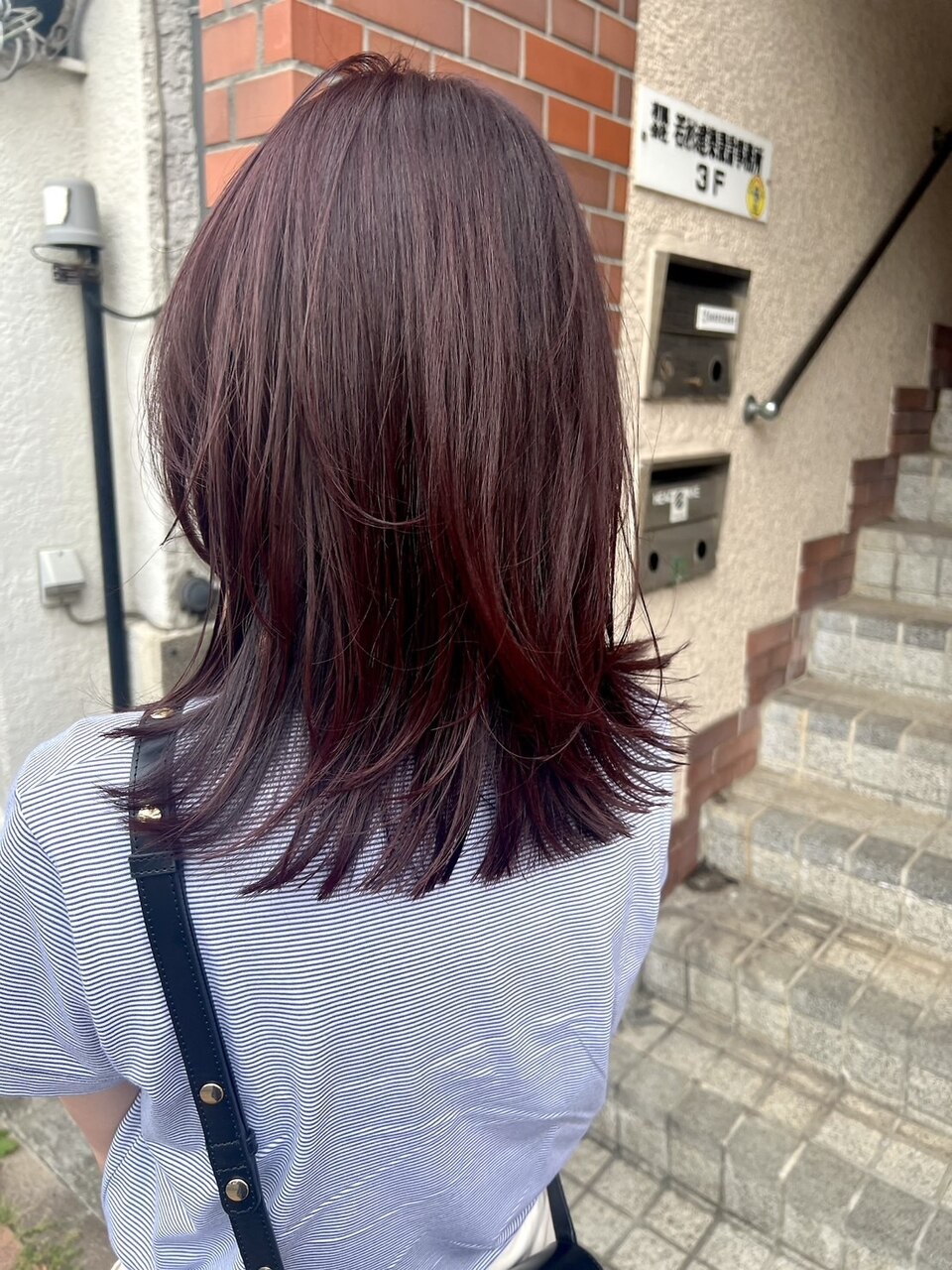 【117hairgarage】艶髪_ピンクバイオレットカラー♪